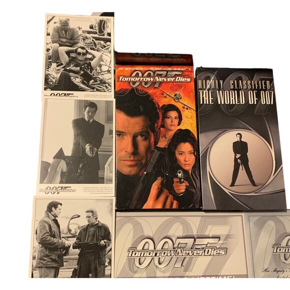 Tomorrow Never Dies James Bond 007 Limited Edition VHS box set 1998 Brosnan - Picture 6 of 13